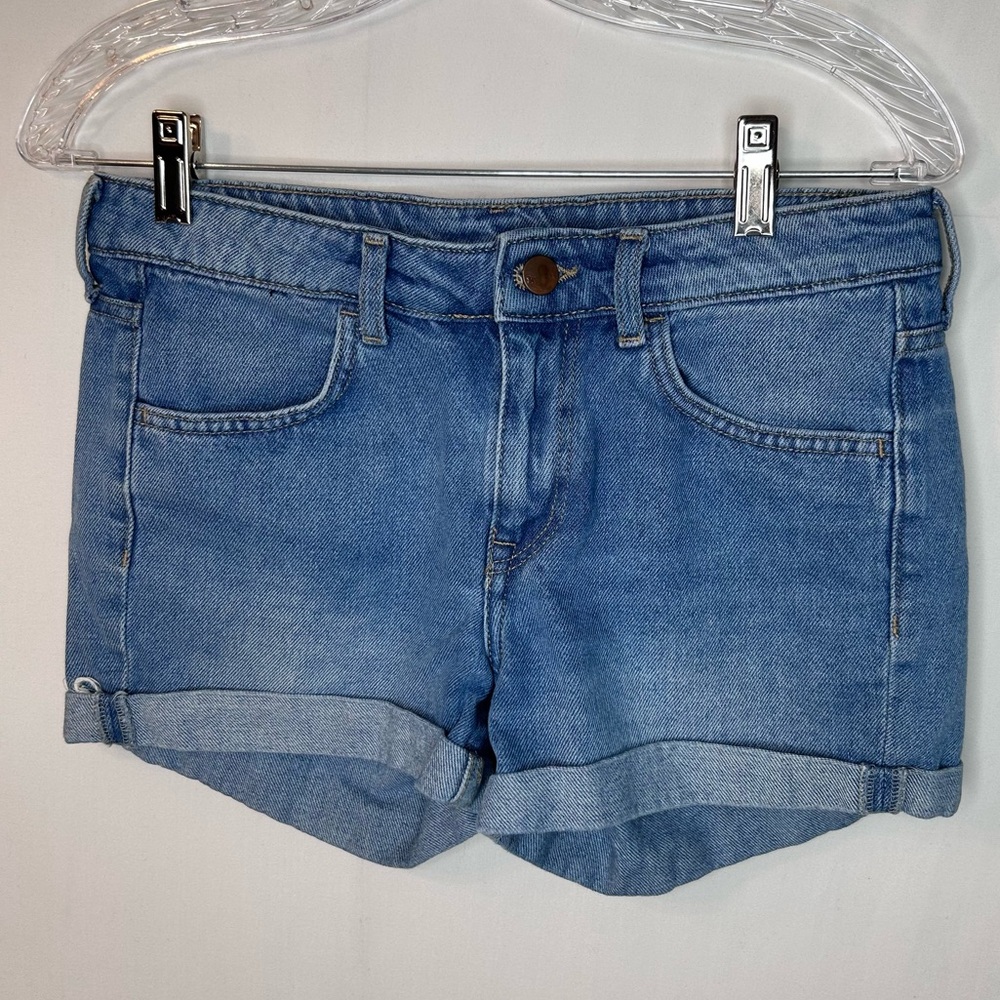 H&M Girl’s Shorts Denim Jeans Blue Washed Size 6